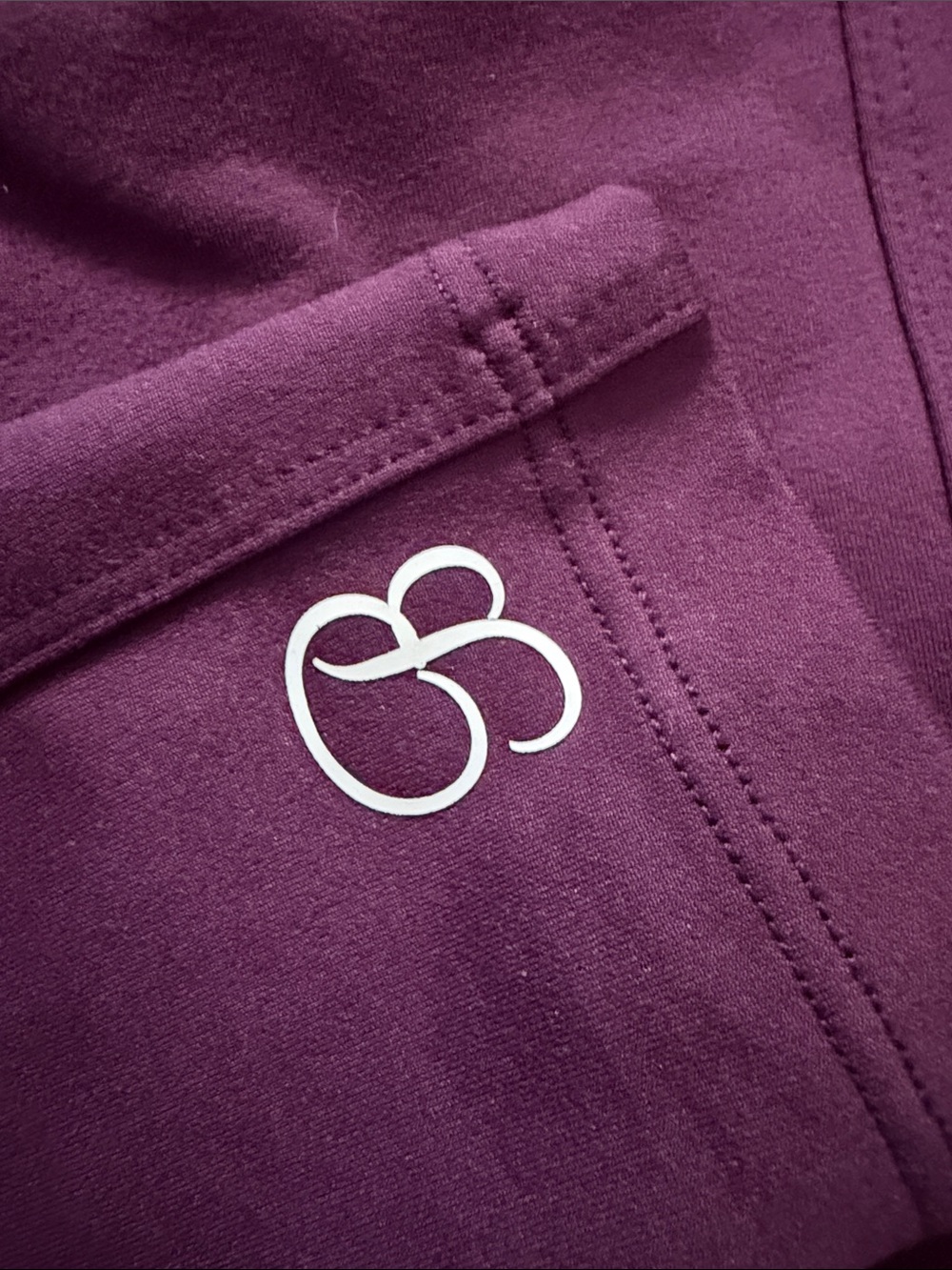 Bombshell Sportswear Deep Plum High-Waist Leggings - Picture 7 of 8